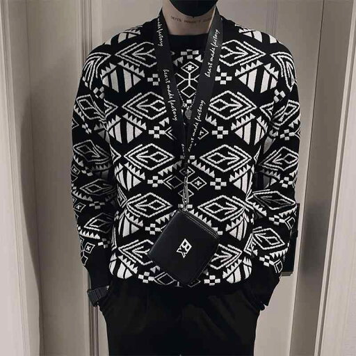 メンズ 服 シンプル ファッション オシャレ 大人 かっこいい 大きいサイズ ストリート 紳士服 レトロ ジャカードセーター 秋冬 ラウンドネック ハイエンド セーター メンズ 服 シンプル ファッション オシャレ 大人 かっこいい 大きいサイズ ストリート 紳士服 レトロ ジャカードセーター 秋冬 ラウンドネック ハイエンド セーター