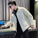 メンズ 服 シンプル ファッション オシャレ 大人 かっこいい 大きいサイズ ストリート 紳士服 冬 ダウン コットン コート ストライプ コットンコート ハイエンド ウィンタージャケット