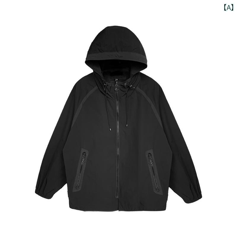 メンズ 服 シンプル ファッション オシャレ 大人 かっこいい 大きいサイズ ストリート 紳士服 夏 フード 日焼け防止 ジャケット カジュアル 速乾 薄型 通気性 トップス