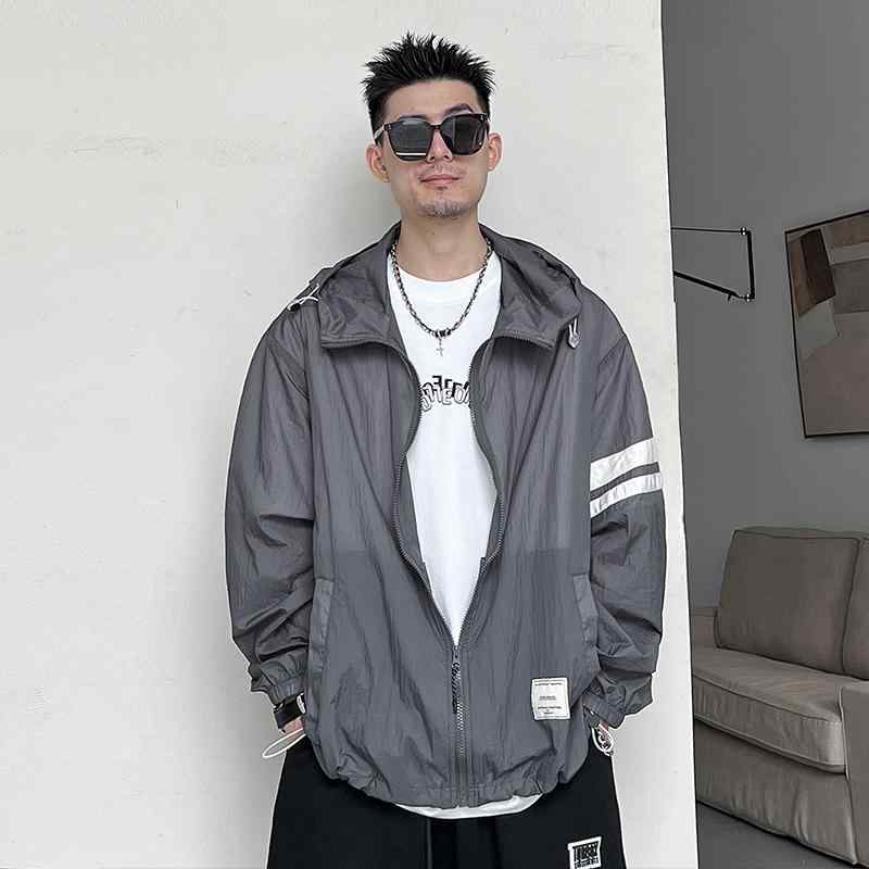 メンズ 服 シンプル ファッション オシャレ 大人 かっこいい 大きいサイズ ストリート 紳士服 夏 日焼け防止 通気性 アウトドア スポーツ 抗UV 速乾