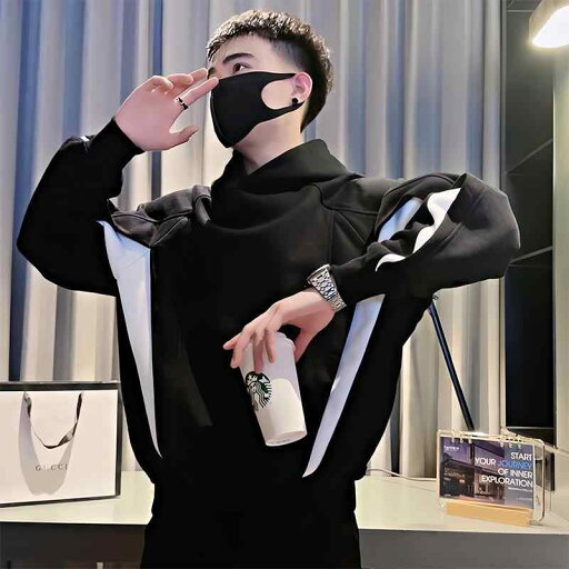 メンズ 服 シンプル ファッション オシャレ 大人 かっこいい 大きいサイズ ストリート 紳士服 ヘビー フード スウェットシャツ T シャツ 長袖 トップス メンズ 服 シンプル ファッション オシャレ 大人 かっこいい 大きいサイズ ストリート 紳士服 ヘビー フード スウェットシャツ T シャツ 長袖 トップス