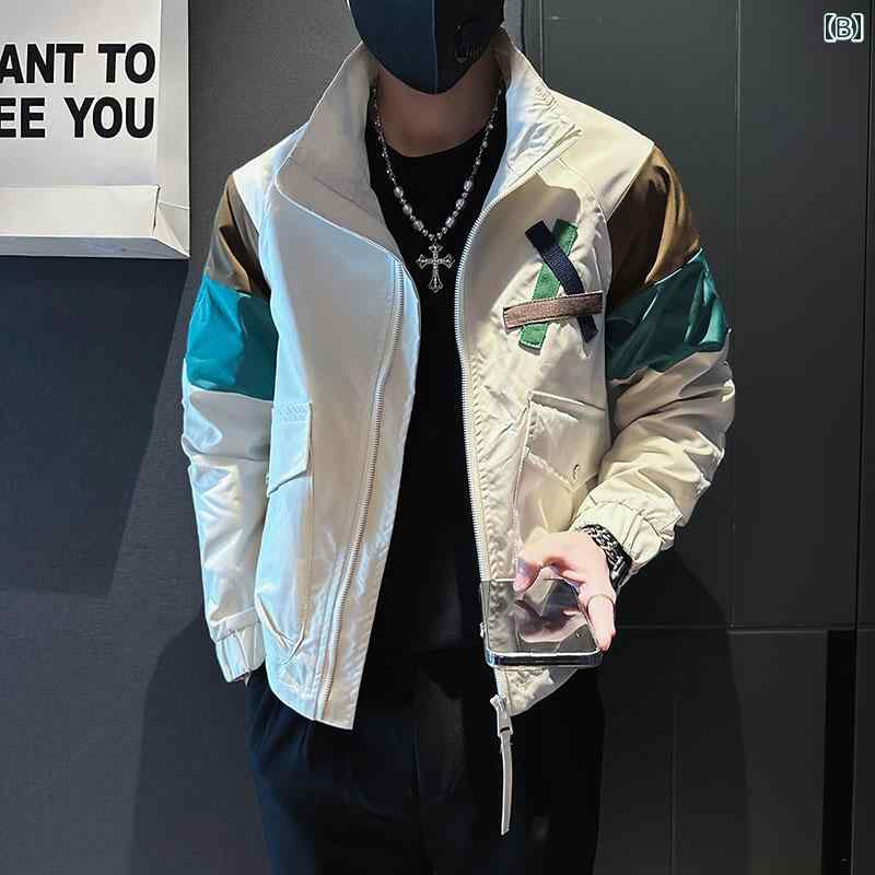 メンズ 服 シンプル ファッション オシャレ 大人 かっこいい 大きいサイズ ストリート 紳士服 ジャケット カジュアル トップス