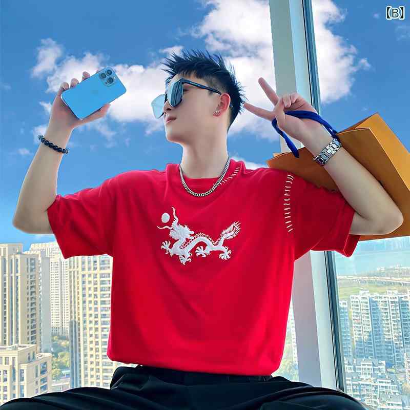 メンズ 服 シンプル ファッション オシャレ 大人 かっこいい 大きいサイズ ストリート 紳士服 ヘビー T シャツ 夏 半袖 カジュアル