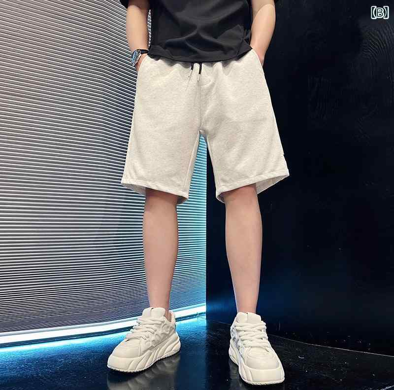 メンズ 服 シンプル ファッション オシャレ 大人 かっこいい 大きいサイズ ストリート 紳士服 夏 カジュアル パンツ 快適 五分丈 薄手