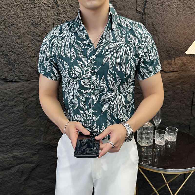 乐天商城 - メンズ 服 シンプル ファッション オシャレ 大人 かっこいい 大きいサイズ ストリート 紳士服 シャツ 半袖 夏 薄手 袖