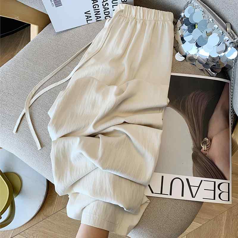 レディース ファッション 服 オシャレ カワイイ シンプル 大人カワイイ 大きいサイズ 秋 プリーツ ワイド レッグ パンツ ゆったり ハイウエスト カジュアル(4.0)