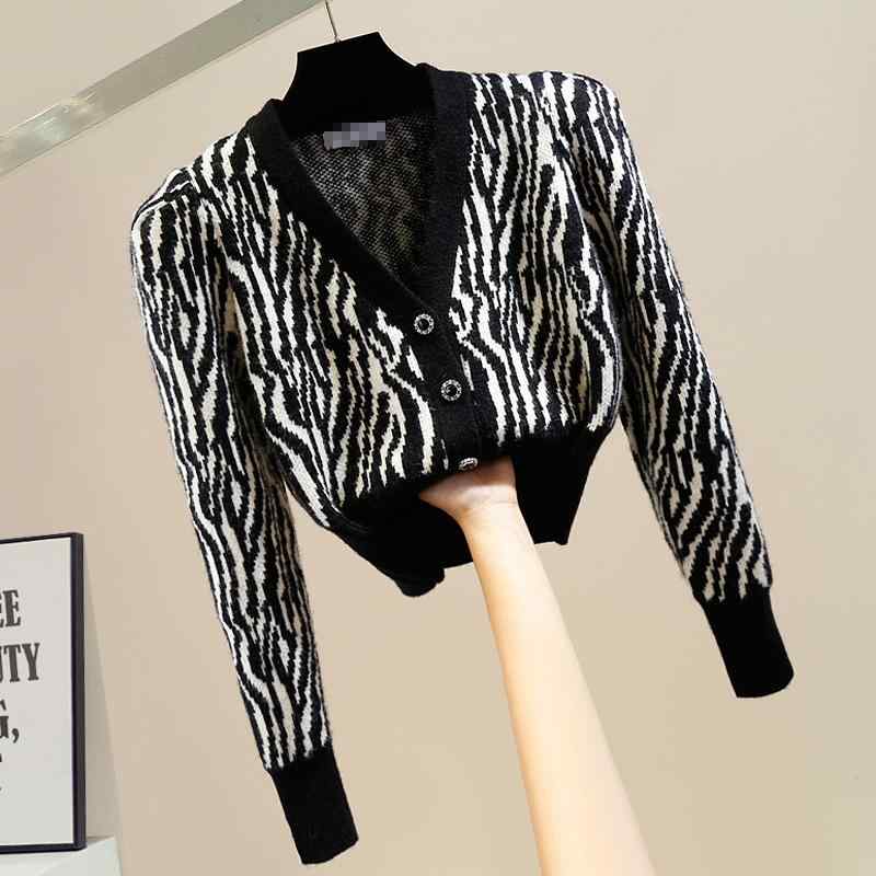 V-Neck - レディース ファッション 服 オシャレ カワイイ シンプル 大人カワイイ 大きいサイズ 春秋 Vネック ジャカードセーター 長袖 セーター トップス