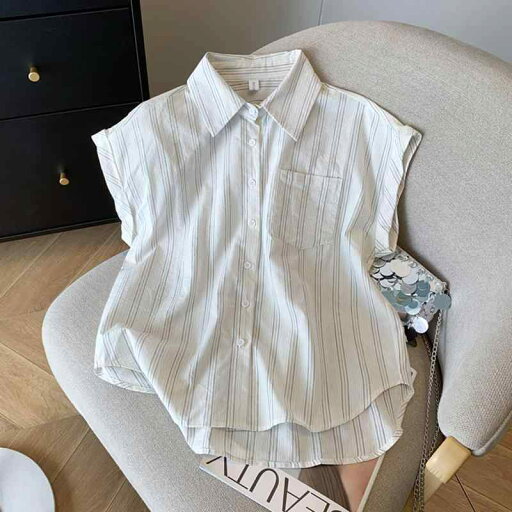 レディース ファッション 服 オシャレ カワイイ シンプル 大人カワイイ 大きいサイズ 秋 縦縞 ポロ カラー フライング スリーブ シャツ シック トップス レディース ファッション 服 オシャレ カワイイ シンプル 大人カワイイ 大きいサイズ 秋 縦縞 ポロ カラー フライング スリーブ シャツ シック トップス