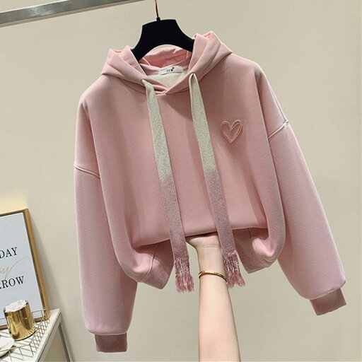 レディース ファッション 服 オシャレ カワイイ シンプル 大人カワイイ 大きいサイズ 秋冬 ピンク ベルベット 長袖 フード付き スウェット シャツ ジャケット レディース ファッション 服 オシャレ カワイイ シンプル 大人カワイイ 大きいサイズ 秋冬 ピンク ベルベット 長袖 フード付き スウェット シャツ ジャケット