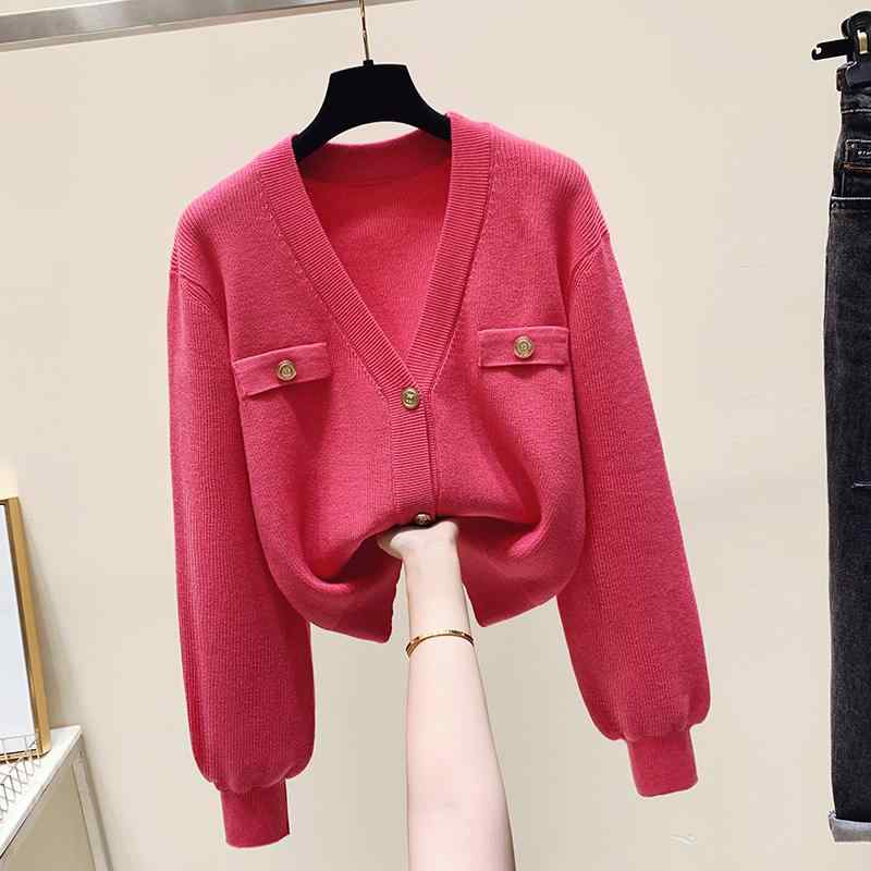 レディース ファッション 服 オシャレ カワイイ シンプル 大人カワイイ 大きいサイズ 春秋 ピンク セーター カーディガン トップス ジャケット