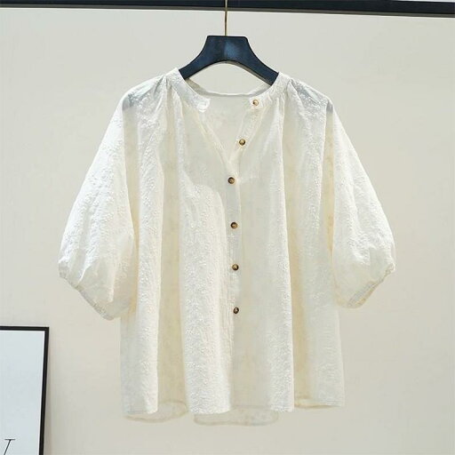 レディース ファッション 服 オシャレ カワイイ シンプル 大人カワイイ 大きいサイズ 秋 フレンチ ランタン スリーブ シャツ カジュアル トップス レディース ファッション 服 オシャレ カワイイ シンプル 大人カワイイ 大きいサイズ 秋 フレンチ ランタン スリーブ シャツ カジュアル トップス