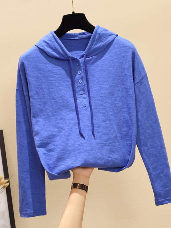 レディース ファッション 服 オシャレ カワイイ シンプル 大人カワイイ 大きいサイズ 長袖 T シャツ フード付き ボトム
