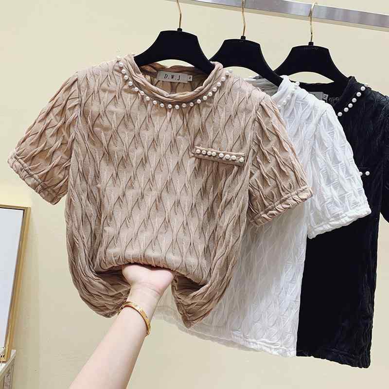 レディース ファッション 服 オシャレ カワイイ シンプル 大人カワイイ 大きいサイズ T シャツ 半袖 秋 プリーツ シック トップス