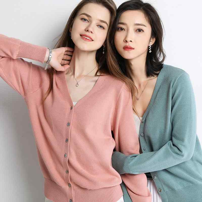 レディース ファッション 服 オシャレ カワイイ 用 シンプル 大人カワイイ 大きいサイズ Vネック ウールカーディガン セーター コート ニット 薄手 アウター