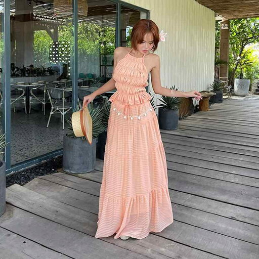 春 コーデ レディース ファッション オシャレ カワイイ シンプル きれいめ ナチュラル 上品カジュアル 婦人服 フレンチ ドレス ホルターネック スリング バケーション プリーツスカート スーツ 春 コーデ レディース ファッション オシャレ カワイイ シンプル きれいめ ナチュラル 上品カジュアル 婦人服 フレンチ ドレス ホルターネック スリング バケーション プリーツスカート スーツ