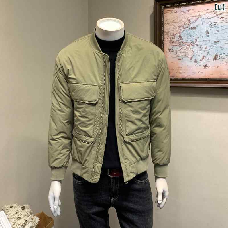 メンズ 服 シンプル ファッション オシャレ 大人 かっこいい 大きいサイズ ストリート 紳士服 スタジャン 軽 暖かい ダウン ジャケット ダック カジュアル