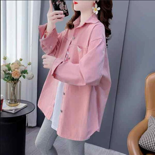 春 コーデ レディース ファッション オシャレ カワイイ シンプル きれいめ ナチュラル 上品カジュアル 婦人服 クラシック デニムシャツ ゆったり ネット 長袖 快適 ジャケット 春 コーデ レディース ファッション オシャレ カワイイ シンプル きれいめ ナチュラル 上品カジュアル 婦人服 クラシック デニムシャツ ゆったり ネット 長袖 快適 ジャケット