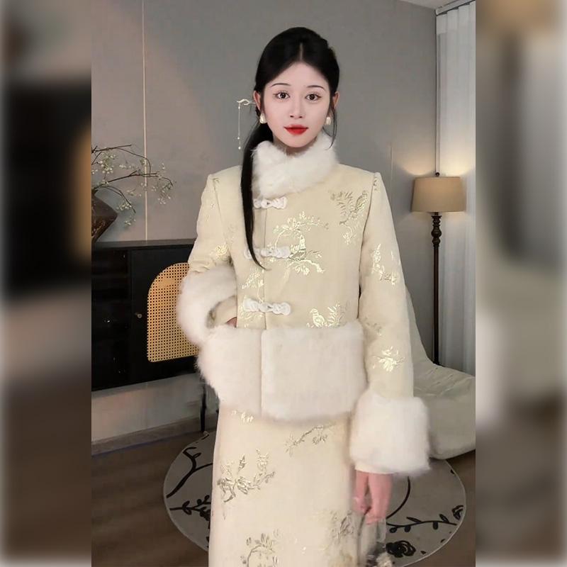 レディース ファッション 服 オシャレ カワイイ シンプル 大人カワイイ 大きいサイズ 秋冬 冬服 ボタン トップス セット ハイエンド ダウン スーツ