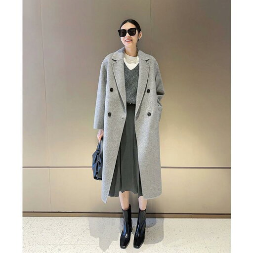 レディース ファッション 服 オシャレ カワイイ シンプル 大人カワイイ 大きいサイズ ウール コート ハイエンド 韓国 スタイル グレー 秋冬 レディース ファッション 服 オシャレ カワイイ シンプル 大人カワイイ 大きいサイズ ウール コート ハイエンド 韓国 スタイル グレー 秋冬
