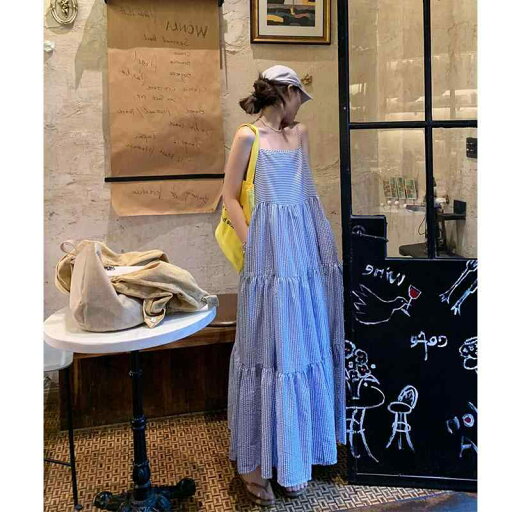 レディース ファッション 服 オシャレ カワイイ シンプル 大人カワイイ 大きいサイズ フレンチ ハイエンド カジュアル スリム ホリデー ロング ドレス ブルー ストライプ ワンピース 秋 レディース ファッション 服 オシャレ カワイイ シンプル 大人カワイイ 大きいサイズ フレンチ ハイエンド カジュアル スリム ホリデー ロング ドレス ブルー ストライプ ワンピース 秋