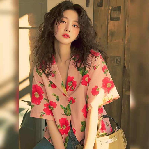 レディース ファッション 服 オシャレ カワイイ シンプル 大人カワイイ 大きいサイズ フレンチ リゾート 花柄 シャツ 秋 ハイエンド ピンク プリント 半袖 レディース ファッション 服 オシャレ カワイイ シンプル 大人カワイイ 大きいサイズ フレンチ リゾート 花柄 シャツ 秋 ハイエンド ピンク プリント 半袖