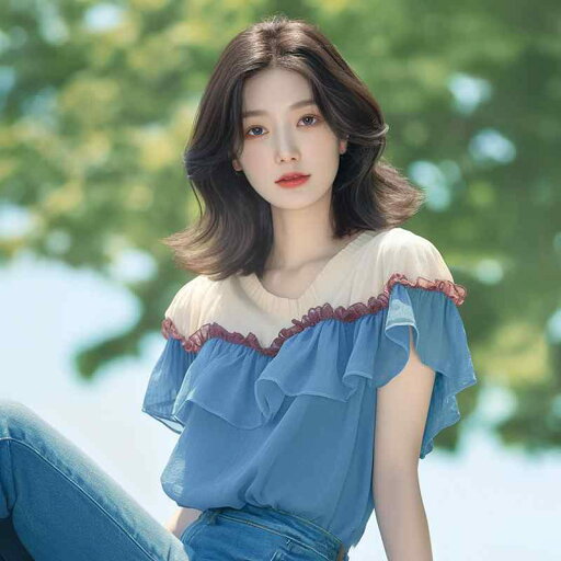 レディース ファッション 服 オシャレ カワイイ シンプル 大人カワイイ 大きいサイズ トップス シック ハイエンド カラー フリル 半袖 トップス レディース ファッション 服 オシャレ カワイイ シンプル 大人カワイイ 大きいサイズ トップス シック ハイエンド カラー フリル 半袖 トップス