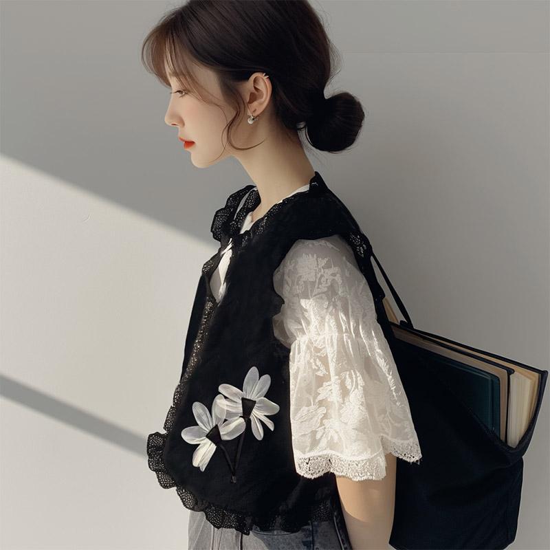 ファッション レディース 服 オシャレ カワイイ シンプル 大人カワイイ 大きいサイズ 白 レース 半袖 T シャツ 軽 ハイエンド シック