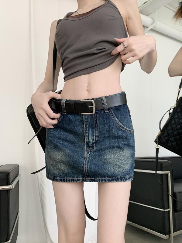 レディース ファッション 服 オシャレ カワイイ シンプル 大人カワイイ 大きいサイズ ガール デニム スカート 秋 キュロット スカート ヒップ カバー