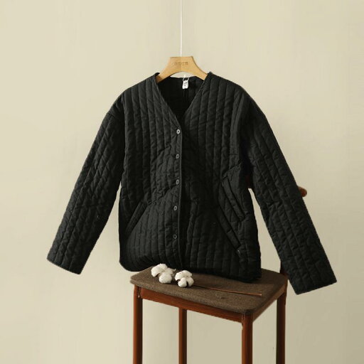 レディース ファッション 服 オシャレ カワイイ シンプル 大人カワイイ 大きいサイズ プレス 縦 ストライプ キルティング ジャケット Vネック カジュアル コットンコート 暖かい 無地 冬 レディース ファッション 服 オシャレ カワイイ シンプル 大人カワイイ 大きいサイズ プレス 縦 ストライプ キルティング ジャケット Vネック カジュアル コットンコート 暖かい 無地 冬