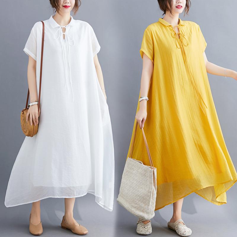 レディース ファッション 服 オシャレ カワイイ シンプル 大人カワイイ 大きいサイズ ストラップ Vネック ソリッドカラー ドレス ミドル丈 半袖 Aライン スカート