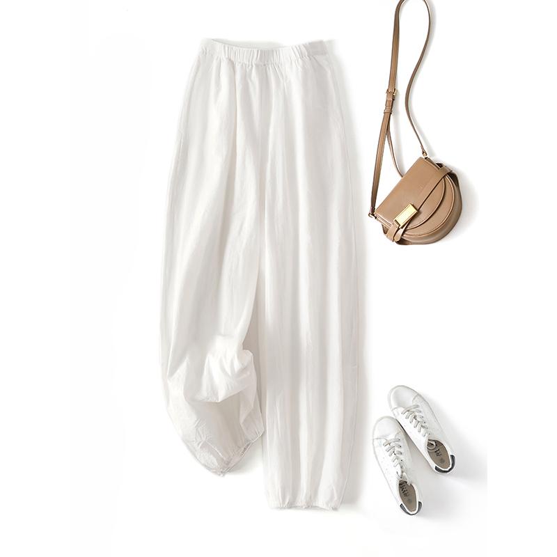 レディース ファッション 服 オシャレ カワイイ シンプル 大人カワイイ 大きいサイズ ソリッドカラー 通気性 白 ストレッチ ハイウエス..