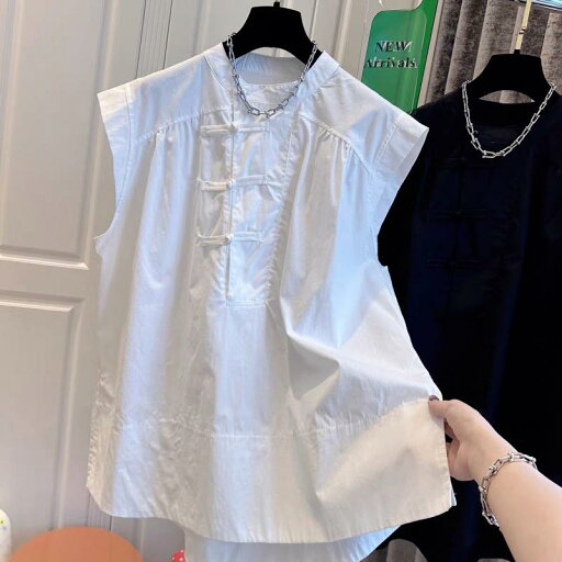 レディース ファッション 服 オシャレ カワイイ シンプル 大人カワイイ 大きいサイズ ボタン ダウン ホワイト フライング スリーブ シャツ スタンドカラー シンプル ベスト トップス レディース ファッション 服 オシャレ カワイイ シンプル 大人カワイイ 大きいサイズ ボタン ダウン ホワイト フライング スリーブ シャツ スタンドカラー シンプル ベスト トップス