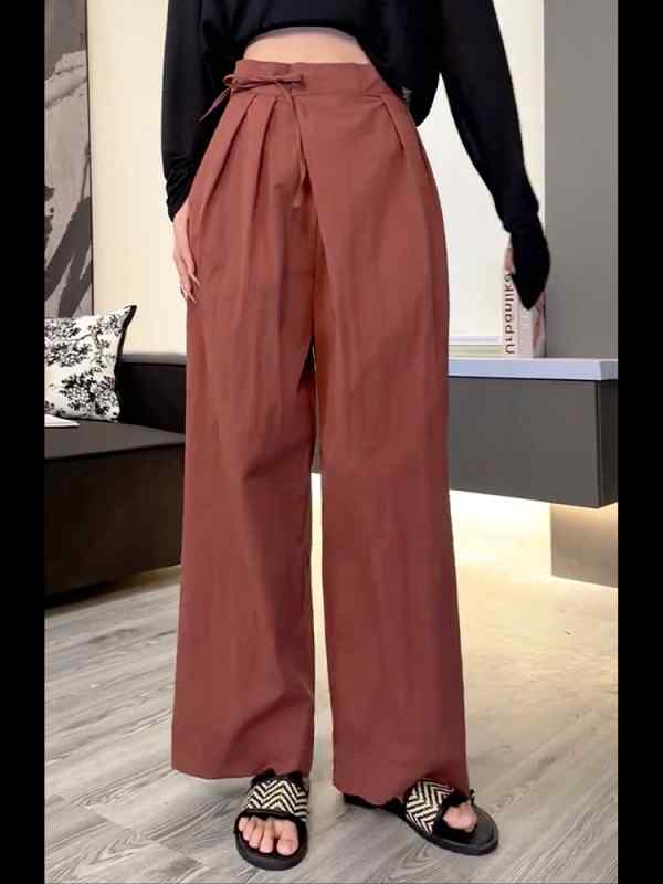 レディース ファッション 服 オシャレ カワイイ シンプル 大人カワイイ 大きいサイズ レンガ レッド カ..