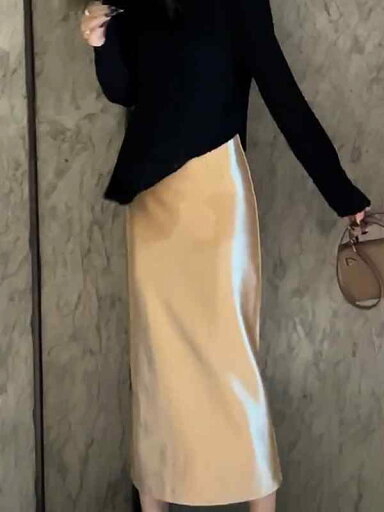 レディース ファッション 服 オシャレ カワイイ シンプル 大人カワイイ 大きいサイズ ハイエンド ハイウエスト PU エコ レザー スリットスカート 秋 スリムフィット スカート ミドル丈 レディース ファッション 服 オシャレ カワイイ シンプル 大人カワイイ 大きいサイズ ハイエンド ハイウエスト PU エコ レザー スリットスカート 秋 スリムフィット スカート ミドル丈