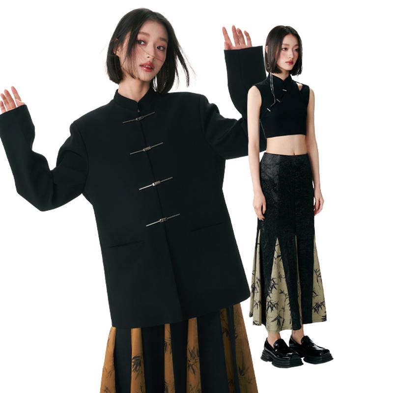 レディース ファッション 服 オシャレ カワイイ シンプル 大人カワイイ 大きいサイズ スーツ ジャケット フィッシュ テール スカート