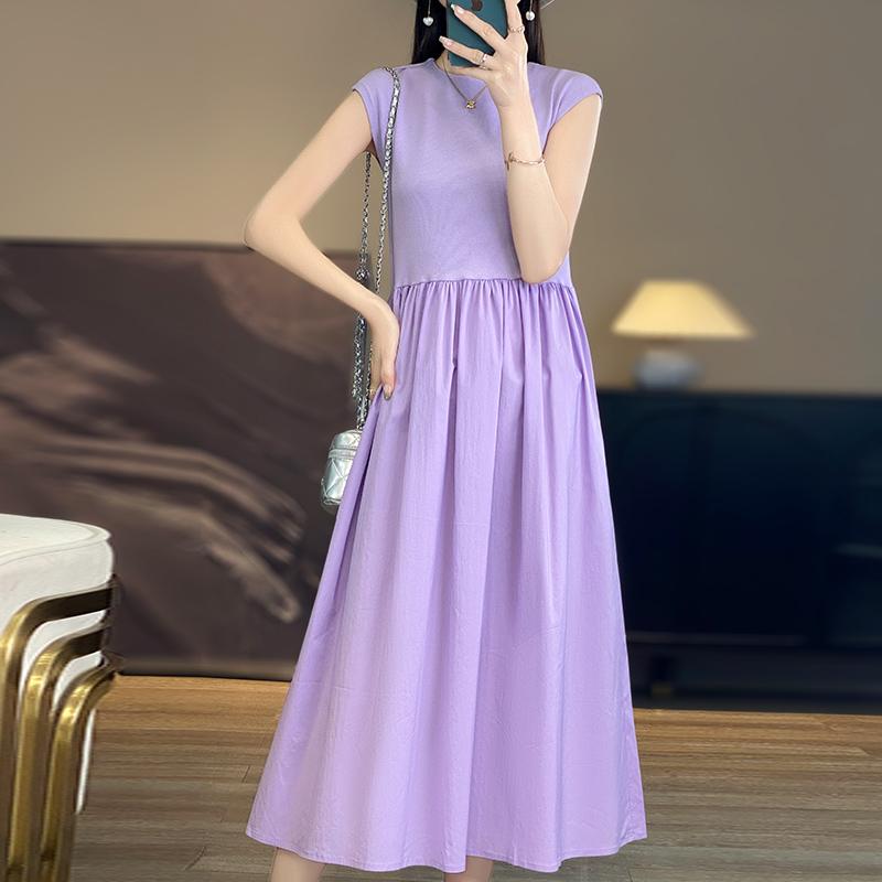 レディース ファッション 服 オシャレ カワイイ シンプル 大人カワイイ 大きいサイズ ドレス 秋 ノースリーブ スリム スタイリッシュ アセテート ロング ベスト