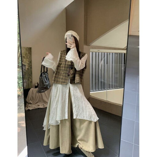 春 コーデ レディース ファッション オシャレ カワイイ シンプル きれいめ ナチュラル 上品カジュアル 婦人服 スーツ シャツ チェック柄 ベスト ハイウエスト ワイドレッグ パンツ スリーピーススーツ 春 コーデ レディース ファッション オシャレ カワイイ シンプル きれいめ ナチュラル 上品カジュアル 婦人服 スーツ シャツ チェック柄 ベスト ハイウエスト ワイドレッグ パンツ スリーピーススーツ
