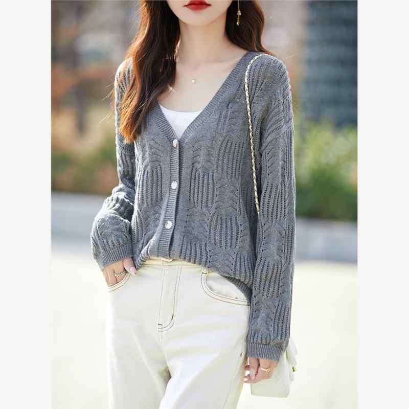 レディース ファッション 服 オシャレ カワイイ シンプル 大人カワイイ 大きいサイズ 綿 ニットカーディガン コート 日焼け防止 快適 シャツ 韓国スタイル トップス