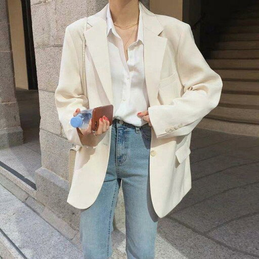 秋服 レディース ファッション オシャレ カワイイ シンプル 大人カワイイ 大きいサイズ ブレザー スーツ スリム カジュアル 秋服 レディース ファッション オシャレ カワイイ シンプル 大人カワイイ 大きいサイズ ブレザー スーツ スリム カジュアル
