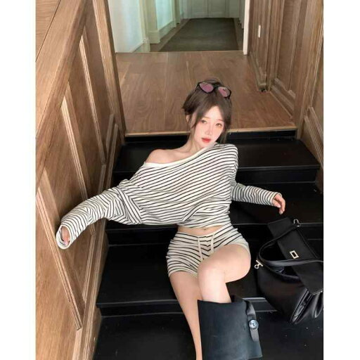 春 コーデ レディース ファッション オシャレ カワイイ シンプル きれいめ ナチュラル 上品カジュアル 婦人服 カジュアル スポーツ ストライプ スーツ スリム トップス ハイウエスト ドローストリング パンツ ツーピース スーツ 春 コーデ レディース ファッション オシャレ カワイイ シンプル きれいめ ナチュラル 上品カジュアル 婦人服 カジュアル スポーツ ストライプ スーツ スリム トップス ハイウエスト ドローストリング パンツ ツーピース スーツ