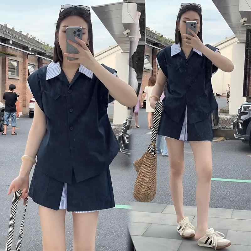 Other - 秋服 レディース ファッション オシャレ カワイイ シンプル 大人カワイイ 大きいサイズ ハイエンド ツーピース 秋 ゆったり カバー スリム スーツ