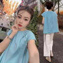 秋服 レディース ファッション オシャレ カワイイ シンプル 大人カワイイ 大きいサイズ エスニック ラウンドネック ディスク バックル フライング スリーブ ...