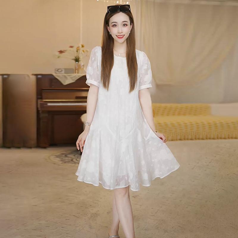 Other - 秋服 レディース ファッション オシャレ カワイイ シンプル 大人カワイイ 大きいサイズ クール ドレス スリム Aライン スカート