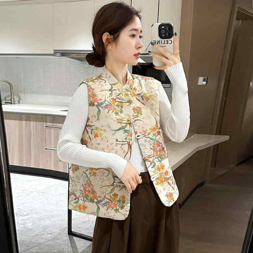 秋服 レディース ファッション オシャレ カワイイ シンプル 大人カワイイ 大きいサイズ ベスト ジャケット プレート バックル ハイエンド 唐 スーツ ベウター 秋服 レディース ファッション オシャレ カワイイ シンプル 大人カワイイ 大きいサイズ ベスト ジャケット プレート バックル ハイエンド 唐 スーツ ベウター