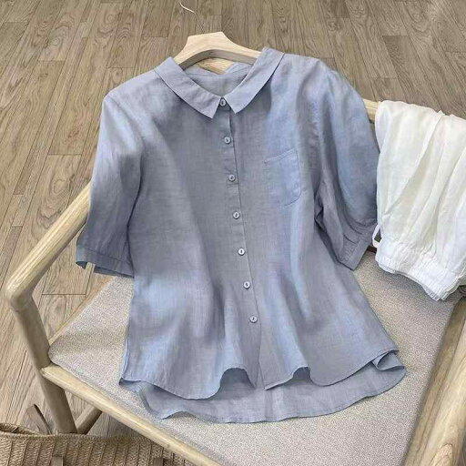 秋服 レディース ファッション オシャレ カワイイ シンプル 大人カワイイ 大きいサイズ コットンリネン トップス ハイエンド 薄手 ゆったり 無地 七分袖 ラミー 秋服 レディース ファッション オシャレ カワイイ シンプル 大人カワイイ 大きいサイズ コットンリネン トップス ハイエンド 薄手 ゆったり 無地 七分袖 ラミー