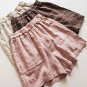 秋服 レディース ファッション オシャレ カワイイ シンプル 大人カワイイ 大きいサイズ ハイエンド サンド ウォッシュ リネン ワイド レッグ パンツ シンプル 快適 スポーツ レジャー クール 五分丈 式