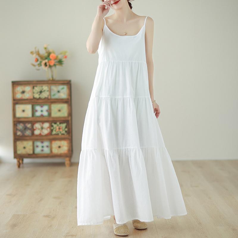 秋服 レディース ファッション オシャレ カワイイ シンプル 大人カワイイ 大きいサイズ 白 リネン ワンピース ドレス 秋 ケーキ ノースリーブ ベスト ロング スカート