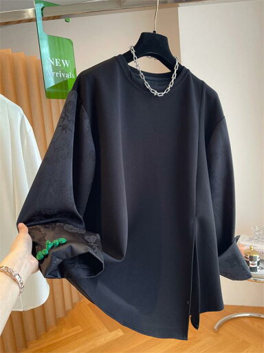 秋服 レディース ファッション オシャレ カワイイ シンプル 大人カワイイ 大きいサイズ スリット ディスク バックル スウェット シャツ T シャツ 春秋 ラウンドネック トップス 秋服 レディース ファッション オシャレ カワイイ シンプル 大人カワイイ 大きいサイズ スリット ディスク バックル スウェット シャツ T シャツ 春秋 ラウンドネック トップス