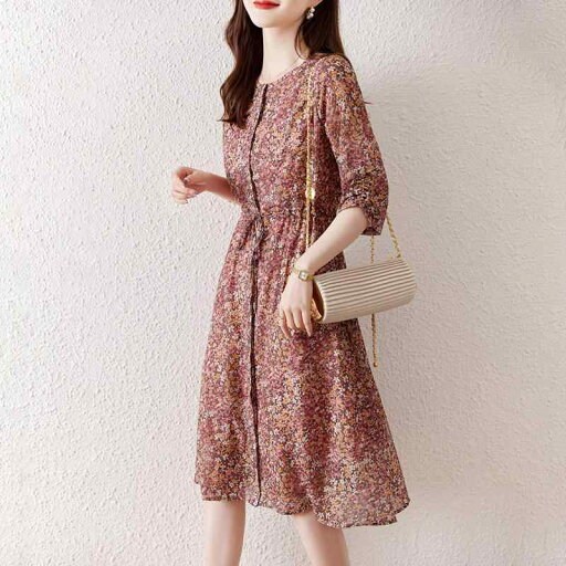 秋服 レディース ファッション オシャレ カワイイ シンプル 大人カワイイ 大きいサイズ 花柄 ドレス 秋 モダン エレガント ミドル丈 スカート 秋服 レディース ファッション オシャレ カワイイ シンプル 大人カワイイ 大きいサイズ 花柄 ドレス 秋 モダン エレガント ミドル丈 スカート