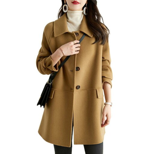秋服 レディース ファッション オシャレ カワイイ シンプル 大人カワイイ 大きいサイズ ウール コート 春 秋 冬 厚手 ミドル丈 秋服 レディース ファッション オシャレ カワイイ シンプル 大人カワイイ 大きいサイズ ウール コート 春 秋 冬 厚手 ミドル丈